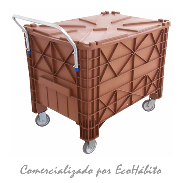 Caixa Plástica 370 Litros com Rodas 1 Caixa Plástica 370 Litros com Rodas