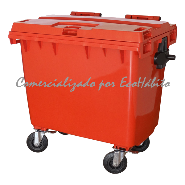 Contêiner Plástico 660 litros 1 Contêiner Plástico 660 litros