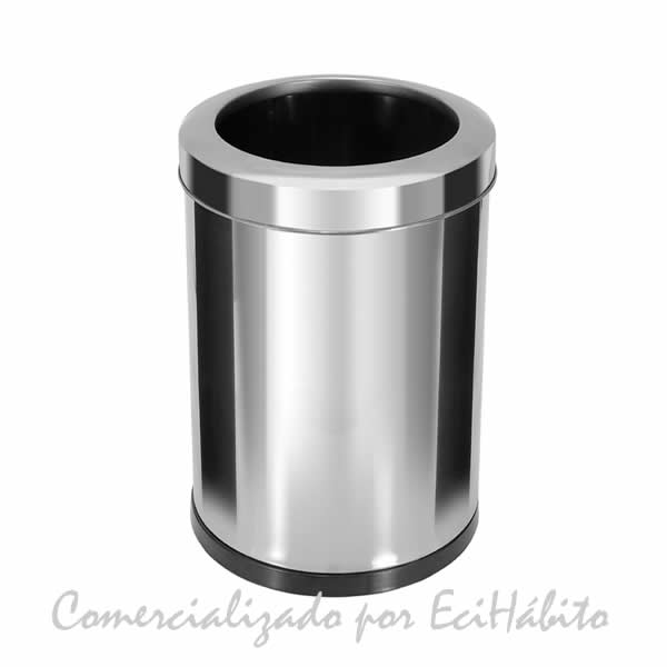 Lixeiras Aço Inox com Aro 15L 1 Lixeiras Aço Inox com Aro