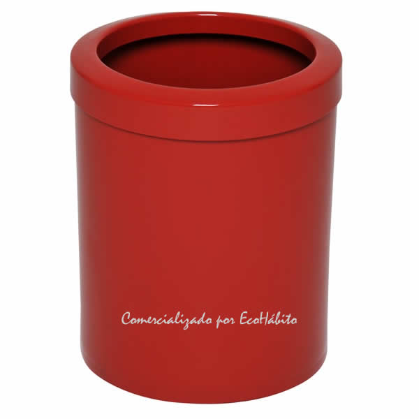 Lixeira toda plástica com aro polipropileno 12L 1 Lixeira toda plástica com aro polipropileno