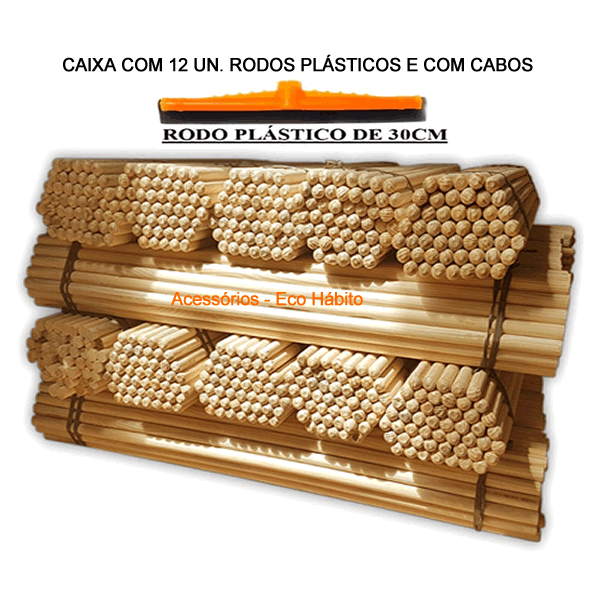 Rodo 30cm com cabo 2 Imagem rodo 30cm com cabo